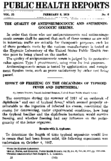 Public health reports  v 33 no 6 FEBRUARY 8 1918