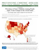 Prevalence of Type 1 Diabetes Among People Aged 19 and Younger in the United States