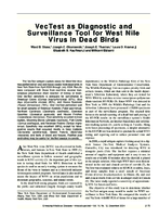 VecTest as Diagnostic and Surveillance Tool for West Nile Virus in Dead Birds