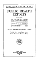 Public Health Reports  v 43 no 36  cover