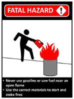 Toolbox Talk Guide Mechanic Killed Pouring Gasoline on Fire