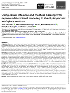 Using Casual Inference and Machine Learning with Exposure Determinant Modeling to Identify Important Workplace Controls
