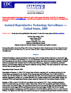 Assisted Reproductive Technology Surveillance  United States 2005