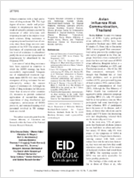 Avian Influenza Risk Communication Thailand