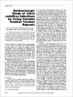 Epidemiologic Study of Vibrio vulnificus Infections by Using Variable Number Tandem Repeats