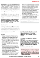 Burkholderia thailandensis Isolated from Infected Wound Southwest China 2022
