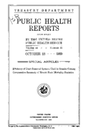 Public Health Reports  v 44 no 42  cover