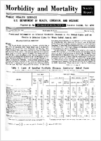 Morbidity and Mortality Weekly Report Vol 6 No 24 for Release June 21 1957