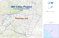 500 Cities Project Local Data for Better Health 2014 Pomona CA