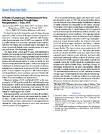 A Cluster of Lymphocytic Choriomeningitis Virus Infections Transmitted Through Organ Transplantation  Iowa 2013