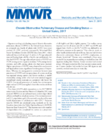 Chronic Obstructive Pulmonary Disease and Smoking Status  United States 2017