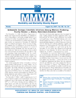 MMWR Morbidity and Mortality Weekly Report Vol 56 No 34 August 31 2007