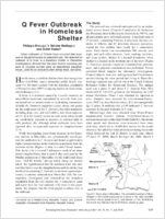 Q Fever Outbreak in Homeless Shelter