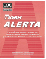 NIOSH Alerta Prevencion de lesiones y muertes por caidas durante las tareas de construccion y mantenimiento de torres de telecommunicacion