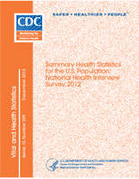 Summary Health Statistics for the US Population National Health Interview Survey 2012