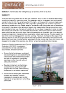 A driller died after falling through an opening in the oil rig floor