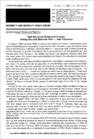 MMWR Morbidity and Mortality Weekly Report October 11 1985  Vol 34  No 40