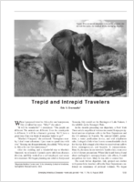 Trepid and Intrepid Travelers