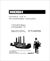 Criteria for a Recommended Standard Occupational Exposure to Glycidyl Ethers 1978