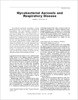 Mycobacterial Aerosols and Respiratory Disease