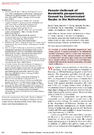 PseudoOutbreak of Bordetella parapertussis Caused by Contaminated Swabs in the Netherlands