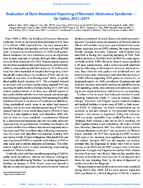 Evaluation of StateMandated Reporting of Neonatal Abstinence Syndrome  Six States 20132017