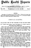 Public health reports  v 15 no 21 May 25 1900