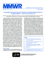 MMWR Morbidity and Mortality Weekly Report Vol 63 No 20 May 23 2014