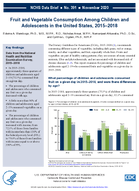 Fruit and vegetable consumption among children and adolescents in the United States 20152018