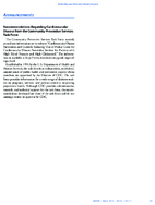 Recommendations Regarding Cardiovascular Disease from the Community Preventive Services Task Force