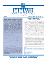 MMWR Morbidity and Mortality Weekly Report Vol 57 No 11 March 21 2008