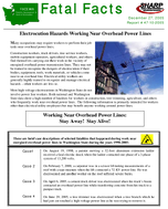 Fatal Facts Electrocution Hazards Working Near Overhead Power Lines
