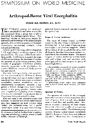 Arthropodborne viral encephalitis