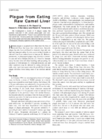 Plague from Eating Raw Camel Liver