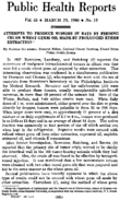 Public health reports  v 55 no 13 MARCH 29 1940