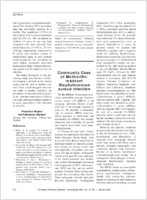 Community Case of Methicillinresistant Staphylococcus aureus Infection