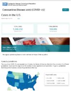 Coronavirus disease COVID19 cases in the US updated on August 16 2020