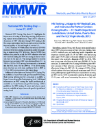 MMWR Morbidity and Mortality Weekly Report Vol 66 No 24 June 23 2017
