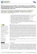 Evaluating Exposure to VOCs and Naphthalene for Firefighters Wearing Different PPE Configurations Through Measures in Air Exhaled Breath and Urine