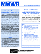 MMWR Morbidity and Mortality Weekly Report Vol 65 No 33 August 26 2016