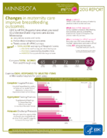 CDC National Survey Maternity Practices in Infant Nutrition and Care mPINC Minnesota 2015 Report
