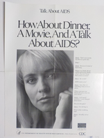 Talk about AIDS  How about dinner a movie and a talk about AIDS
