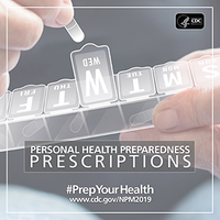 Prepare Your Health Personal Health Preparedness Prescriptions