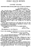 Public health reports  v 16 no 12 March 22 1901