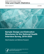 Sample Design and Estimation Structures for the National Health Interview Survey 20162025