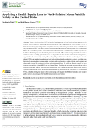 Applying a Health Equity Lens to WorkRelated Motor Vehicle Safety in the United States