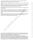 How to Identify the Healthy Worker Survivor Effect Empirically and How to Interpret Results from Published Studies The NIOSH Ethylene Oxide Cohort as a Case Study
