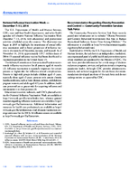 MMWR Announcements National Influenza Vaccination Week  December 713 2014