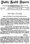 Public health report  v 14 no 21 May 26 1899