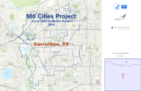 500 Cities Project Local Data for Better Health 2014 Carrollton TX